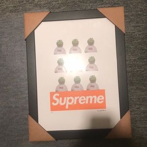 Supreme Fairchild Paris poster framed